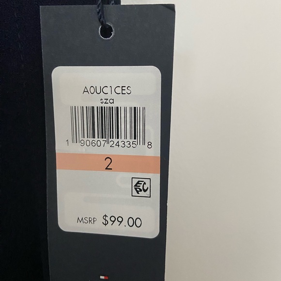 Tommy Hilfiger Dress in Navy and White - Picture 3 of 6